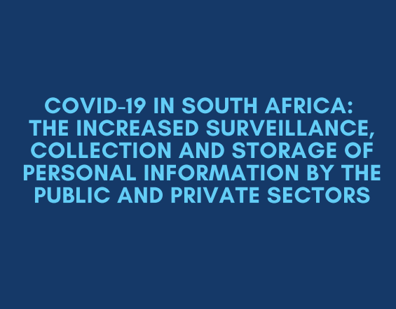 Read more about the article Covid-19 and  Surveillance in SA — Report.org.za