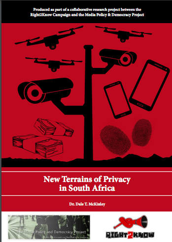 You are currently viewing R2K’s New Terrains of Privacy in South Africa